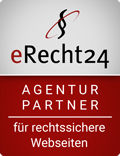 eRecht24 Agenturpartner für rechtssichere Webseiten Siegel: eRecht24 Agenturpartner für rechtssichere Webseiten