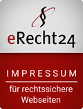 eRecht24 Impressum für rechtssichere Webseiten Siegel: eRecht24 Impressum für rechtssichere Webseiten
